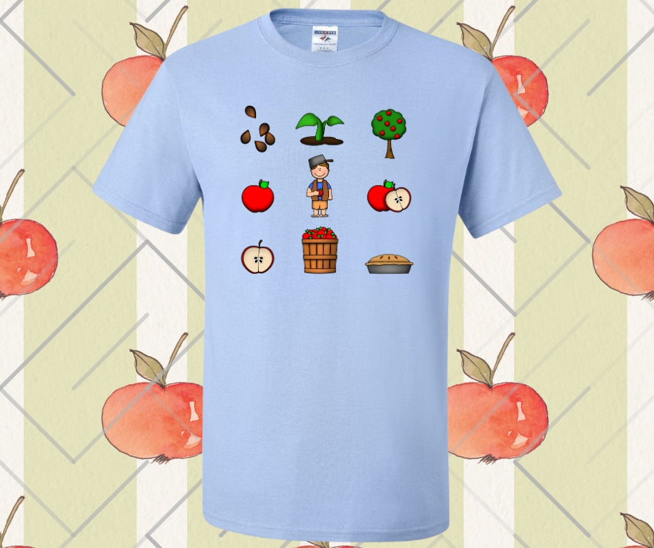 Johnny Appleseed Collage Graphic Tee