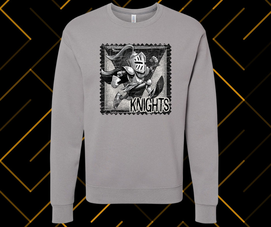 Knights Stamp Graphic Tee & Sweatshirt