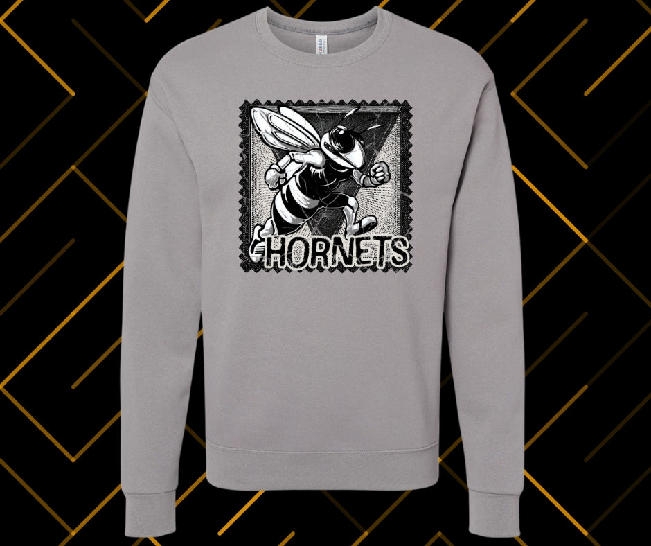 Hornets Stamp Graphic Tee & Sweatshirt