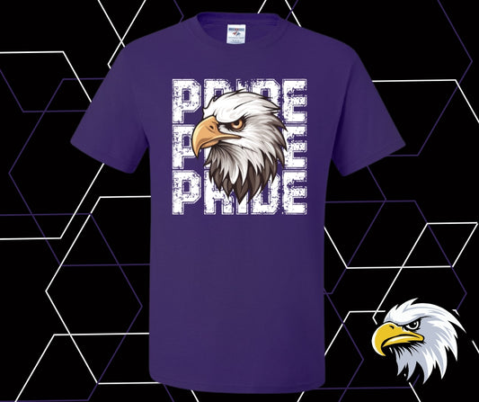 Eagle Pride Distressed Graphic Tee