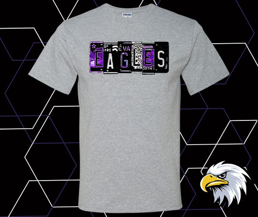 Eagles License Plate Graphic Tee