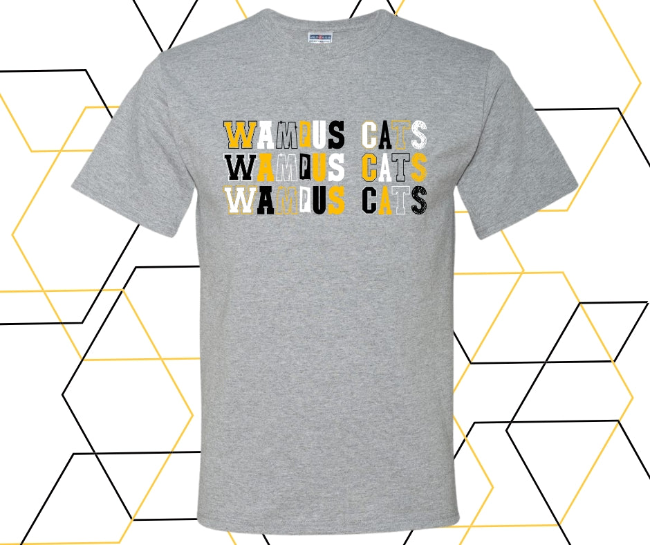 Wampus Cats Varsity Block Graphic Tee