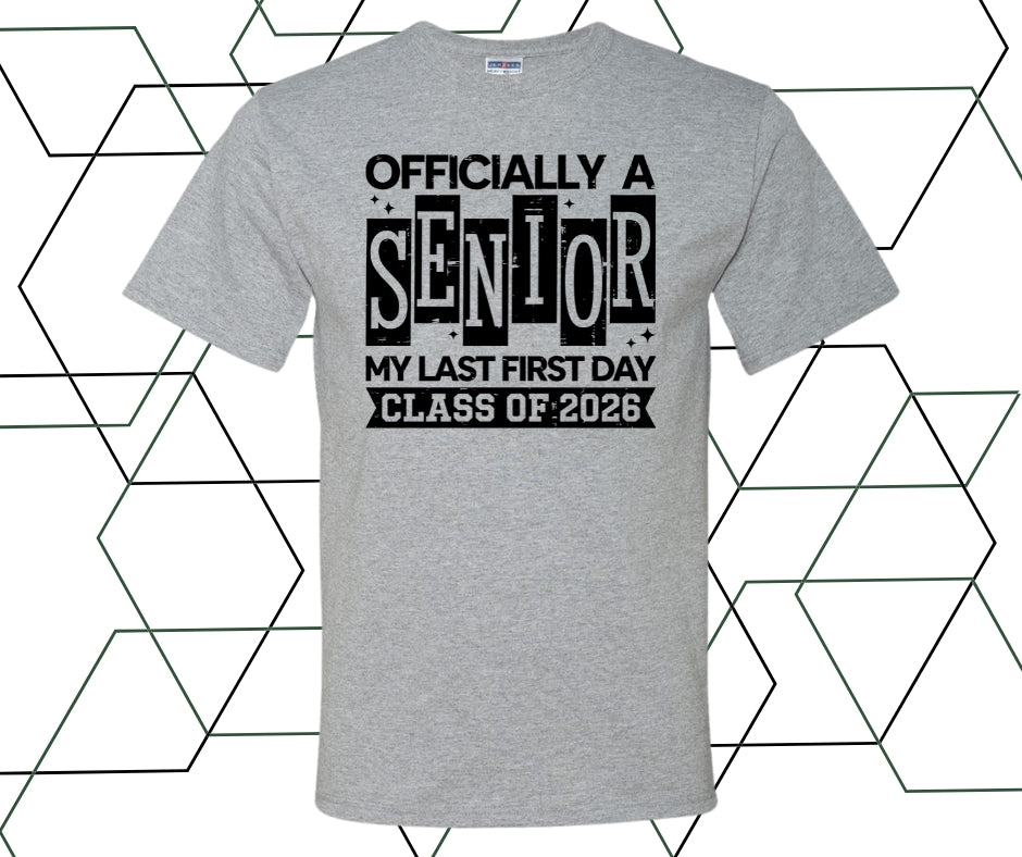 Officially A Senior 2026 Graphic Tee