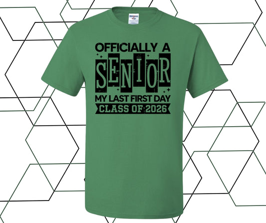 Officially A Senior 2026 Graphic Tee