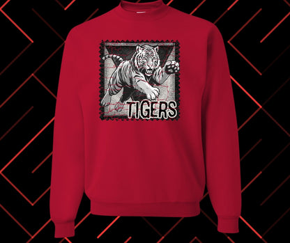 Tiger Stamp Graphic Tee & Sweatshirt