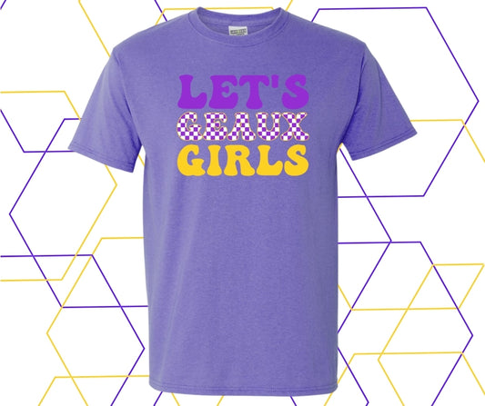 Let's Geaux Girls Graphic Tee