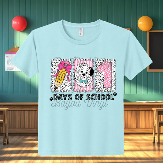 101 Days of School Preppy Stamp Tee