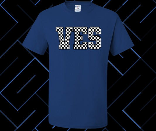 VES (Vinton) Checker Graphic Tee