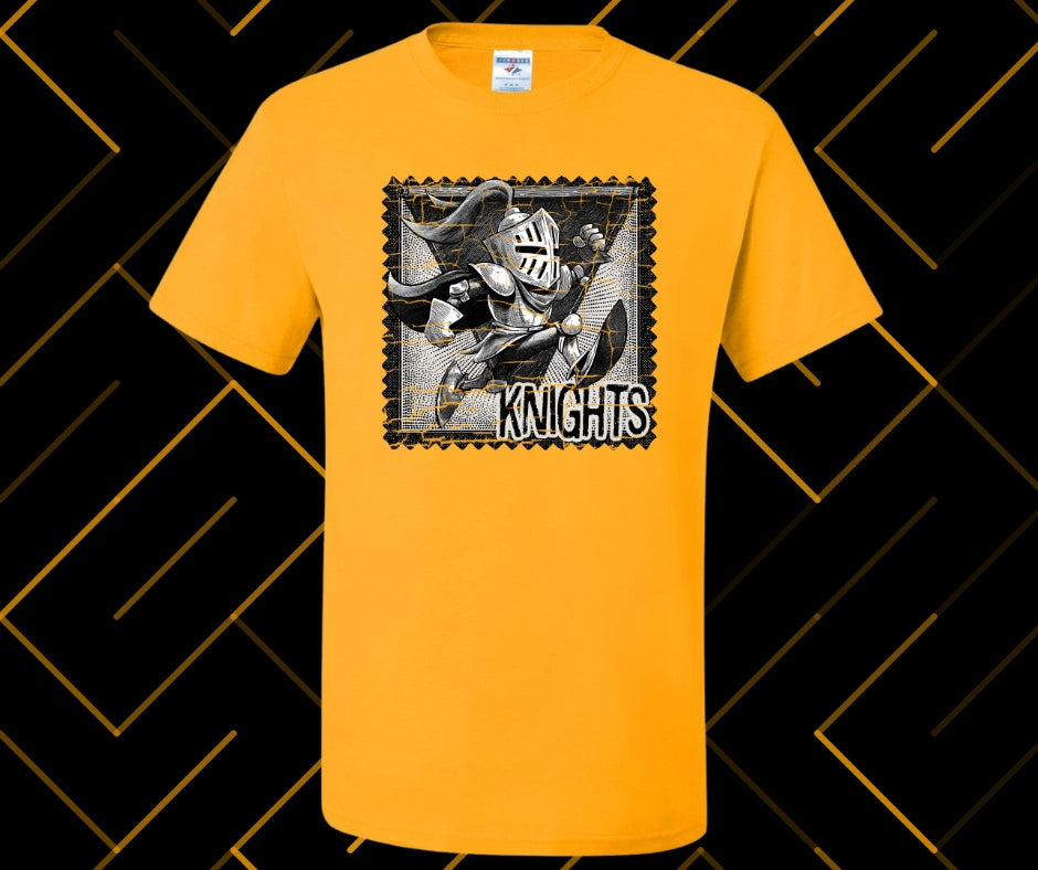 Knights Stamp Graphic Tee & Sweatshirt