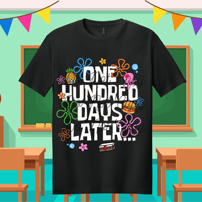 100 days later Spongy Inspired Tee