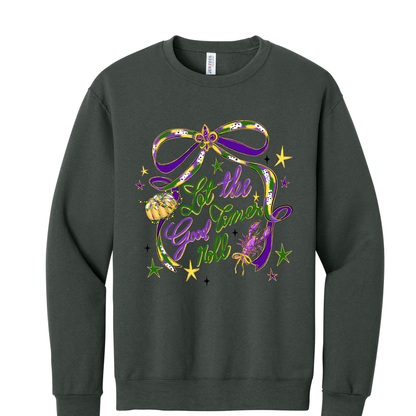 Let The Good Times Roll Girly Mardi Gras Tee