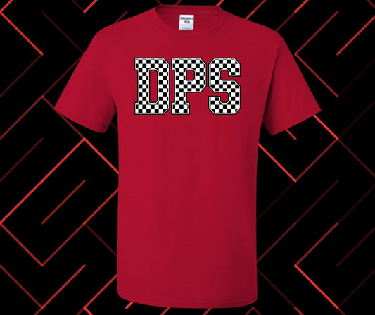 DPS (DeQuincy) Checker Graphic Tee