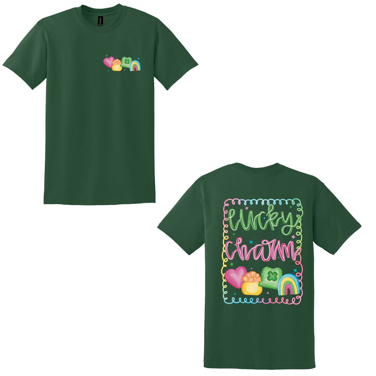 Lucky Charm Front and Back Tee