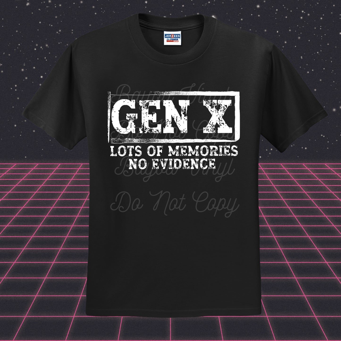 Gen X No Evidence Tee
