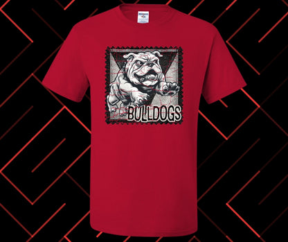 Bulldogs Stamp Graphic Tee & Sweatshirt