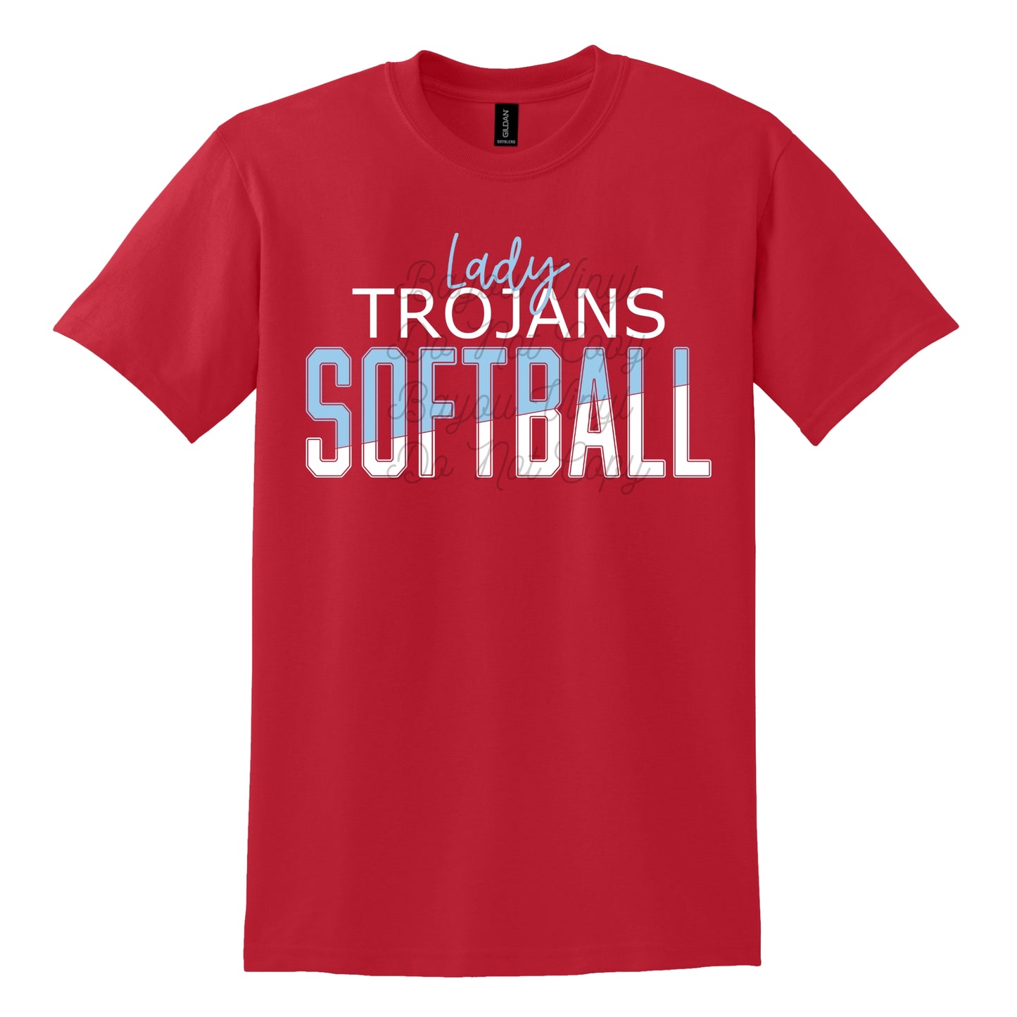 Lady Trojan's Softball tee