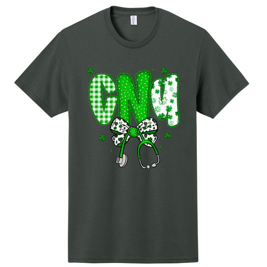 CNA Coquette St Patty's Day Tee