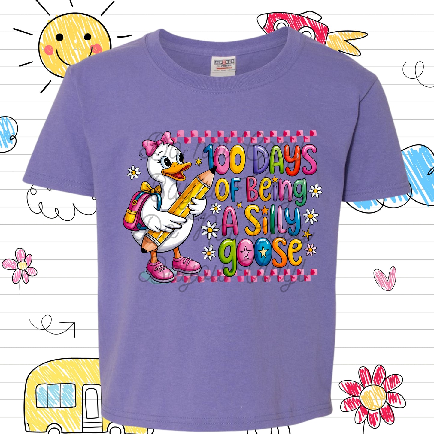 100 Days of Being a Silly Goose Tee