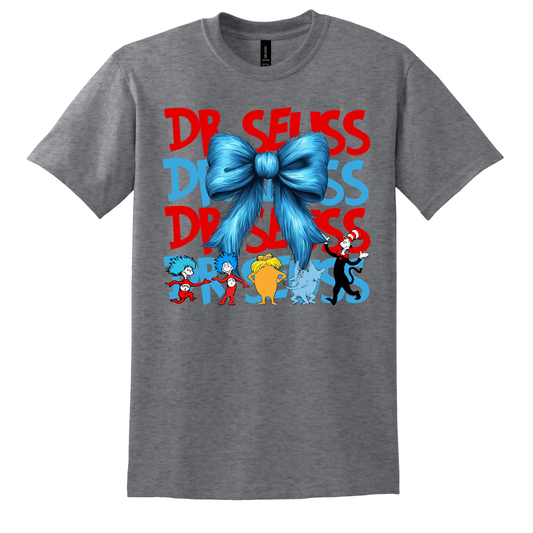 Dr Suess Coquette Furry Bow Tee