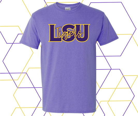 Purple & Gold Tigers Graphic Tee