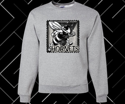 Hornets Stamp Graphic Tee & Sweatshirt