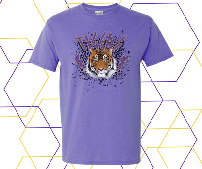 Retro Grunge Tigers Graphic Tee