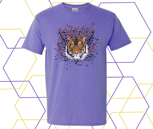 Retro Grunge Tigers Graphic Tee