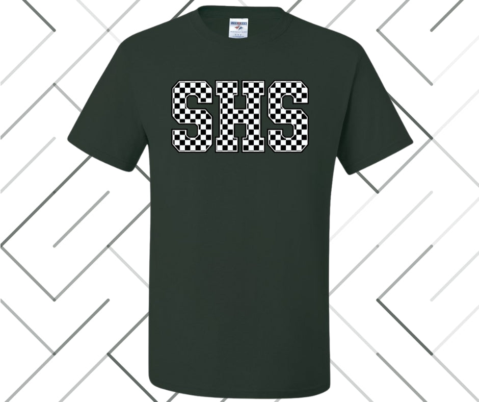 SHS (Singer) Checker Graphic Tee
