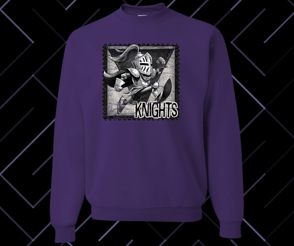 Knights Stamp Graphic Tee & Sweatshirt