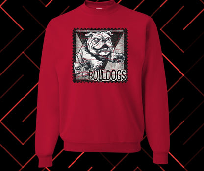 Bulldogs Stamp Graphic Tee & Sweatshirt