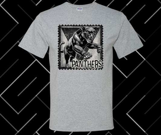 Panthers Stamp Graphic Tee & Sweatshirt
