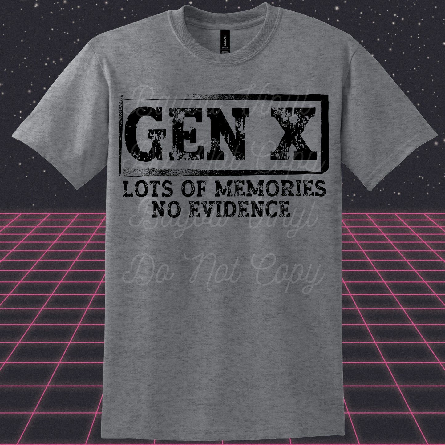 Gen X No Evidence Tee