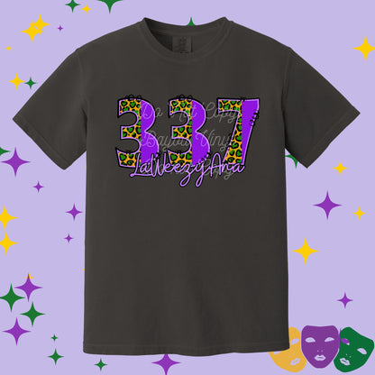 Leopard 337 LaWeezyAna Mardi Tee