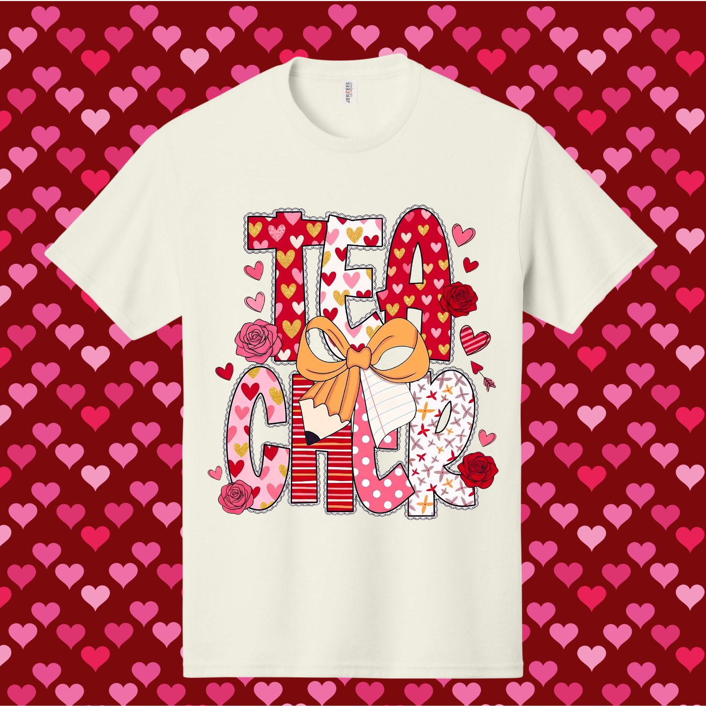 Teachers Coquette Valentine's Tee