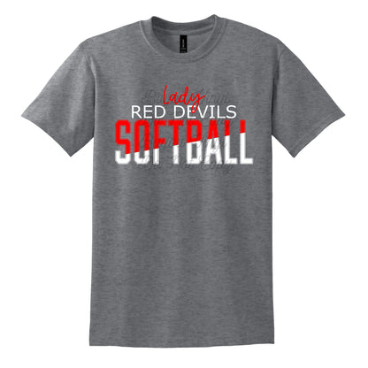 Lady Red Devil's Softball Tee