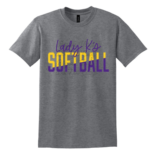 Lady K's  Softball Tee