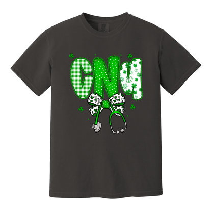 CNA Coquette St Patty's Day Tee