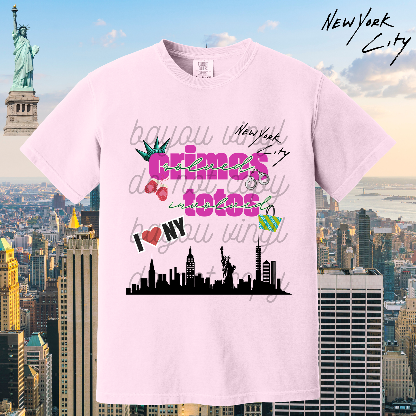 New York City Crimes and Totes Tee