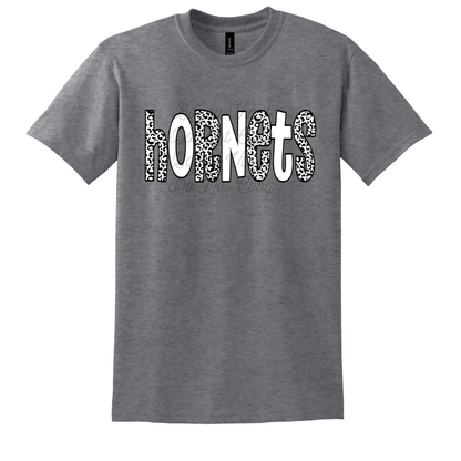 Hornets Leopard Doodle Tee