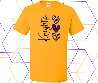 Knights Heart Graphic Tee