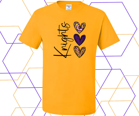 Knights Heart Graphic Tee