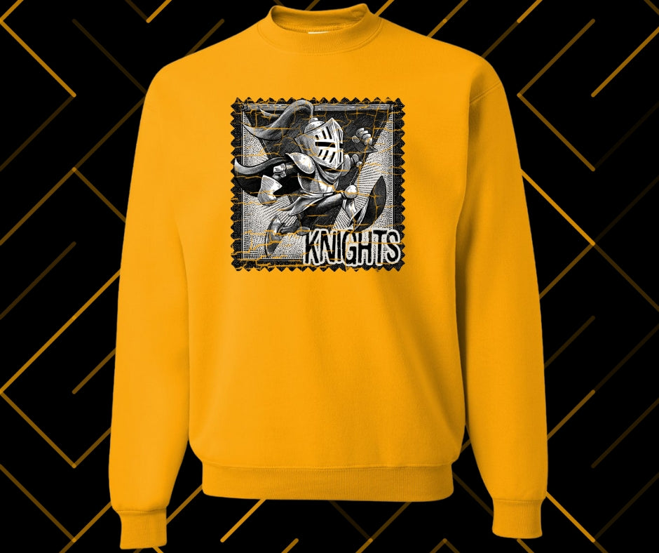 Knights Stamp Graphic Tee & Sweatshirt