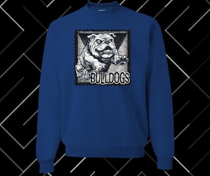 Bulldogs Stamp Graphic Tee & Sweatshirt