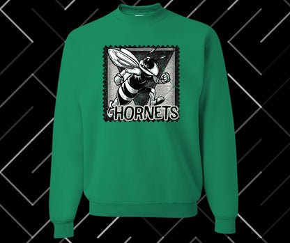 Hornets Stamp Graphic Tee & Sweatshirt