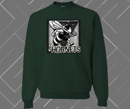 Hornets Stamp Graphic Tee & Sweatshirt