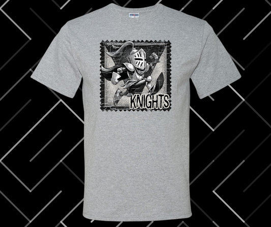 Knights Stamp Graphic Tee & Sweatshirt