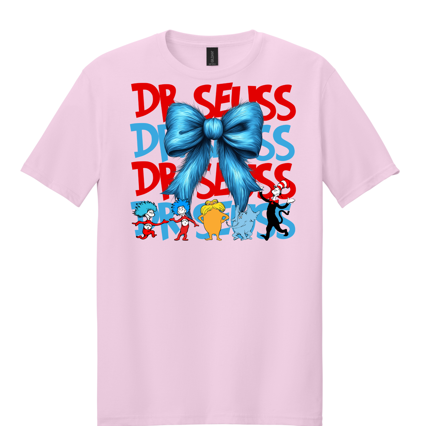 Dr Suess Coquette Furry Bow Tee