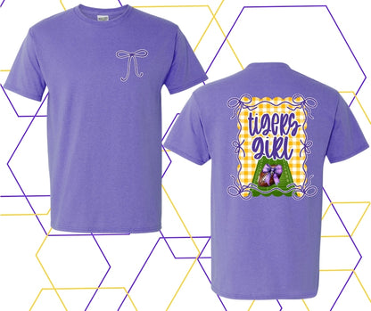 Tigers Girl (Front & Back Design) Graphic Tee