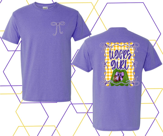 Tigers Girl (Front & Back Design) Graphic Tee