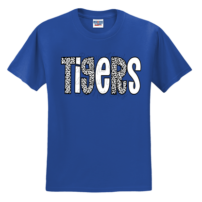 Tigers Leopard Doodle Tee